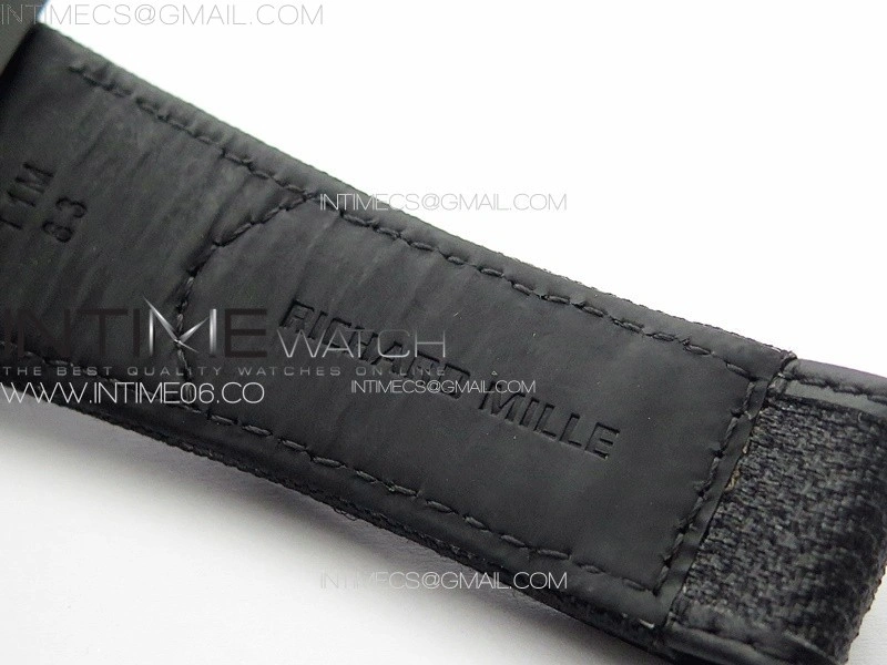 RM055 Real Ceramic Case KUF Best Edition Black Crown on Black Nylon Strap MIYOTA8215