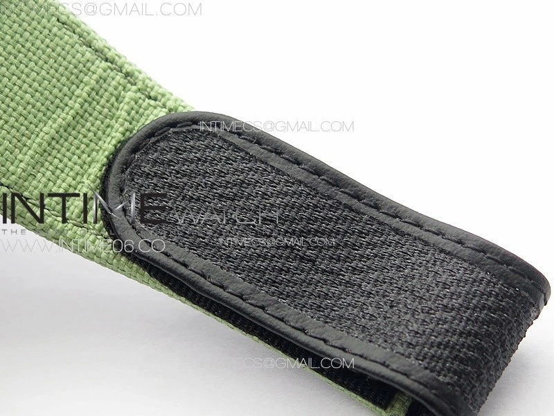 RM055 Real Ceramic Case KUF Best Edition Green Crown on Green Nylon Strap MIYOTA8215