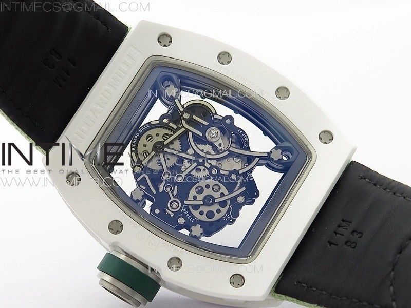 RM055 Real Ceramic Case KUF Best Edition Green Crown on Green Nylon Strap MIYOTA8215