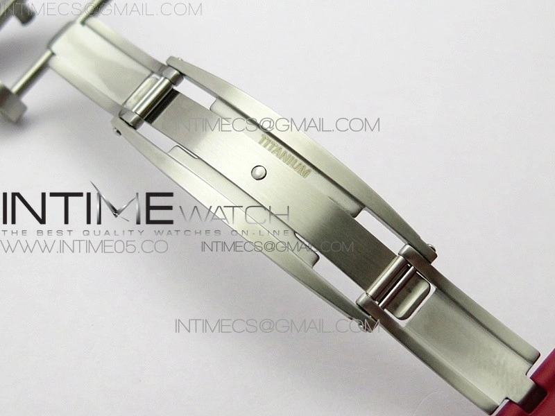 RM055 White Ceramic KVF Best Edition Skeleton Dial on Red Rubber Strap MIYOTA8215 V3