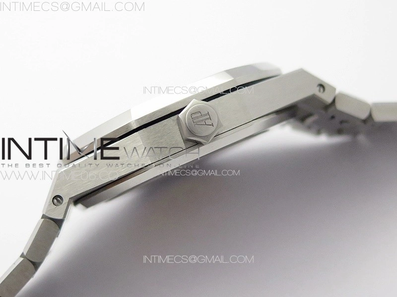 Royal Oak 41mm 15500 SS ZF 1:1 Best Edition Blue Textured Dial on SS Bracelet A4302 Super Clone V3