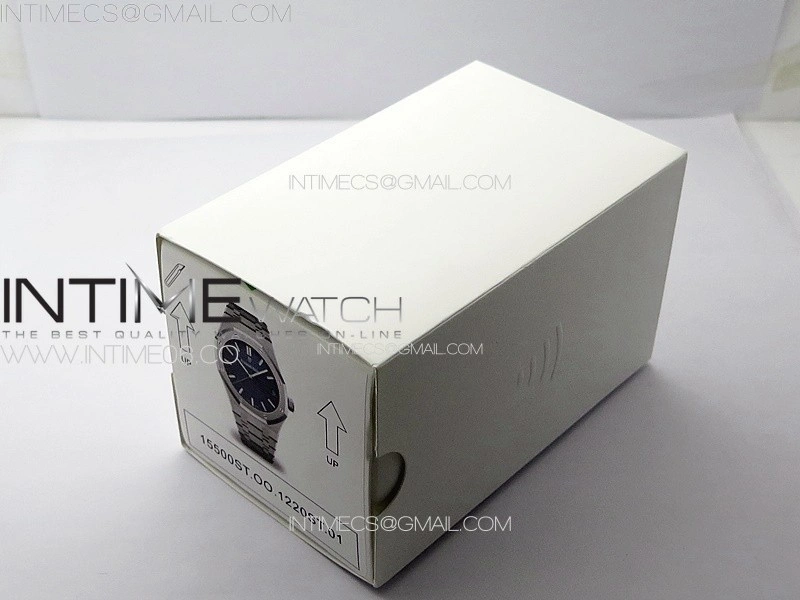Royal Oak 41mm 15500 SS ZF 1:1 Best Edition Blue Textured Dial on SS Bracelet A4302 Super Clone V3