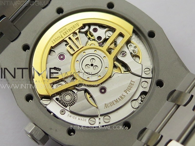 Royal Oak 41mm 15500 SS ZF 1:1 Best Edition Blue Textured Dial on SS Bracelet A4302 Super Clone V3