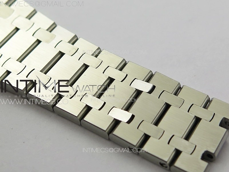 Royal Oak 41mm 15500 SS ZF 1:1 Best Edition Gray Textured Dial on SS Bracelet A4302 Super Clone V3