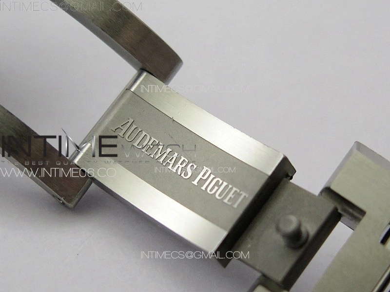 Royal Oak 41mm 15500 SS ZF 1:1 Best Edition Gray Textured Dial on SS Bracelet A4302 Super Clone V3