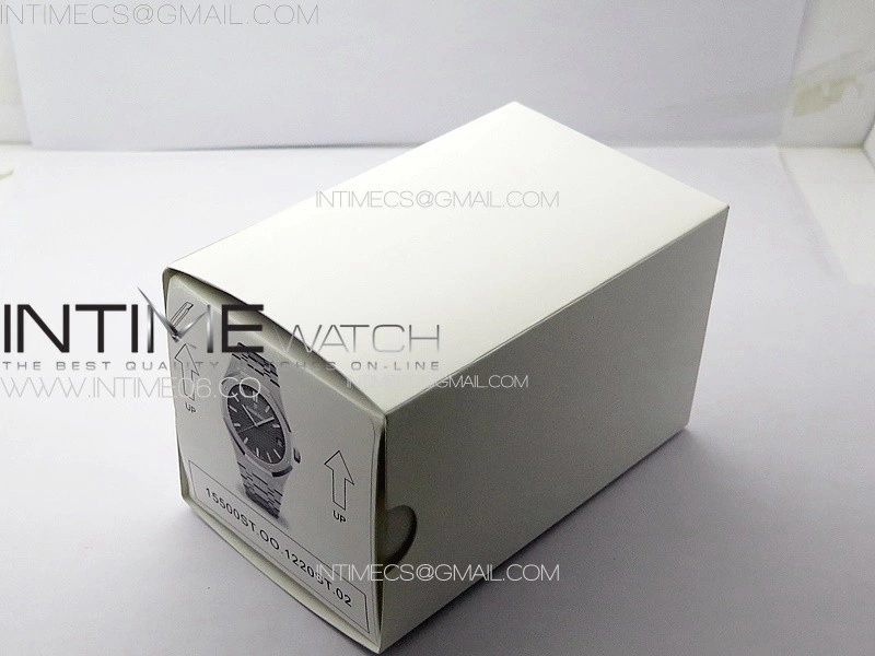 Royal Oak 41mm 15500 SS ZF 1:1 Best Edition Gray Textured Dial on SS Bracelet A4302 Super Clone V3