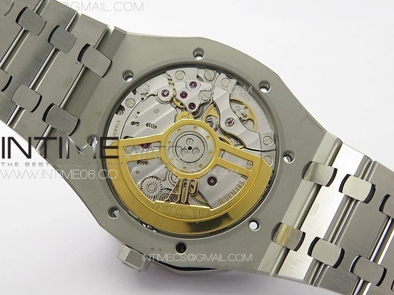 Royal Oak 41mm 15500 SS ZF 1:1 Best Edition Gray Textured Dial on SS Bracelet A4302 Super Clone V3