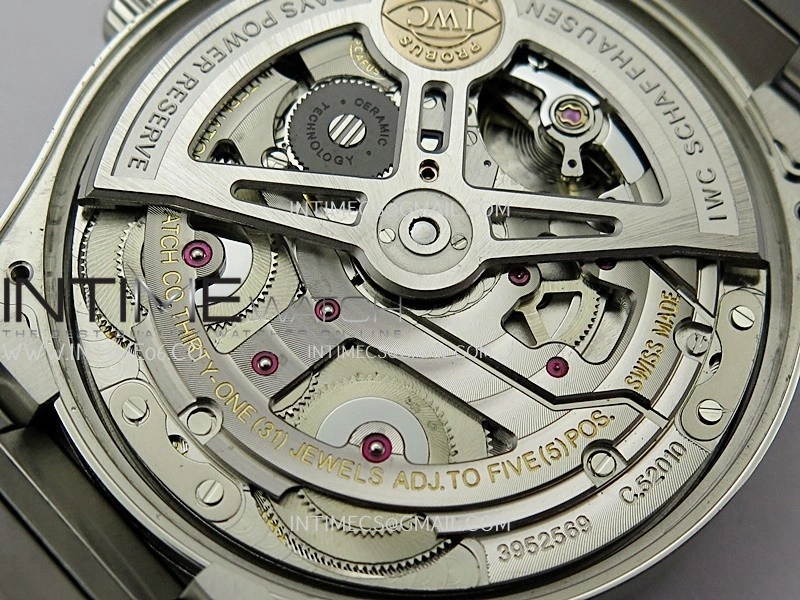 Portugieser IW501702 42mm SS APSF 1:1 Best Edition White Dial Blue Marker On SS Bracelet A52010