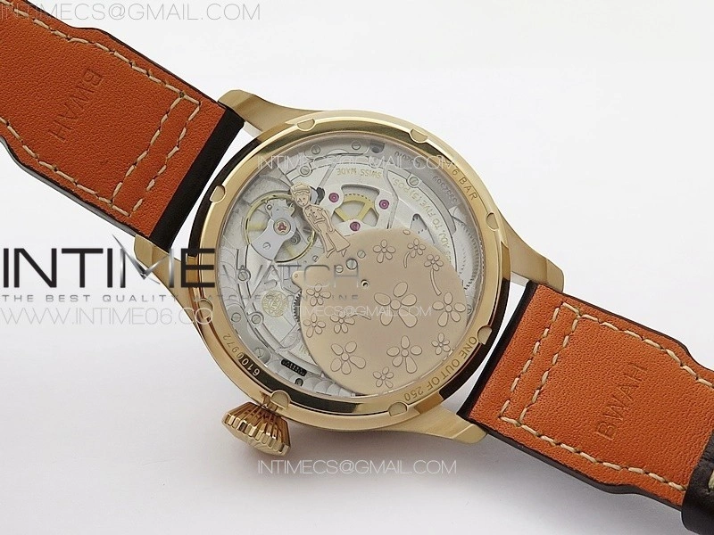 Big Pilot Annual Calendar RG IW5027 "Le Petit Prince" AZF 1:1 Best Edition Blue Dial on Brown Leather Strap A52850