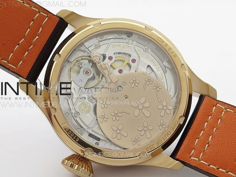 Big Pilot Annual Calendar RG IW5027 "Le Petit Prince" AZF 1:1 Best Edition Blue Dial on Brown Leather Strap A52850