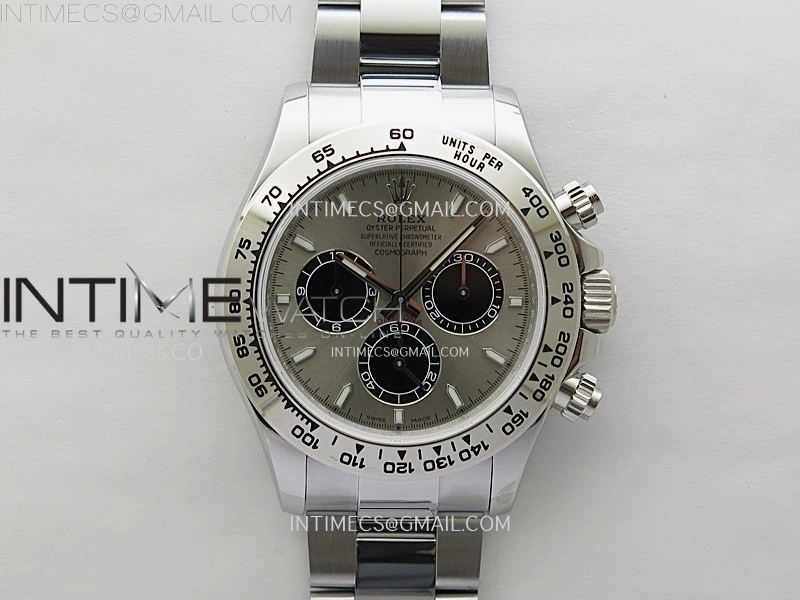 Daytona 126505 Gain Weight QF 1:1 Best Edition Gray Dial Black Subdial on Bracelet SH4131 V6