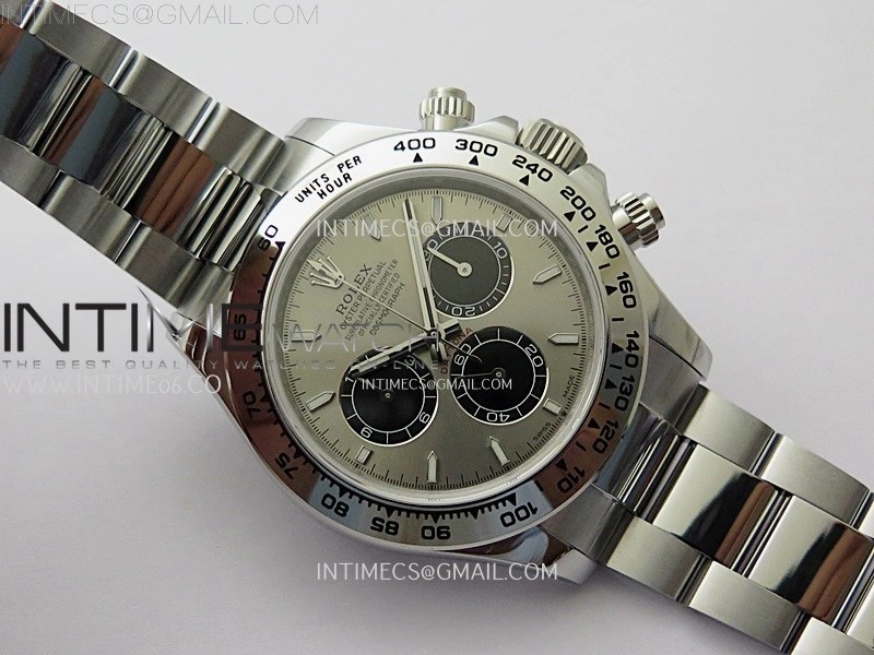 Daytona 126505 Gain Weight QF 1:1 Best Edition Gray Dial Black Subdial on Bracelet SH4131 V6