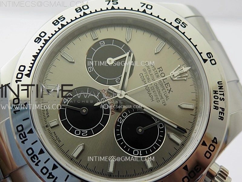 Daytona 126505 Gain Weight QF 1:1 Best Edition Gray Dial Black Subdial on Bracelet SH4131 V6