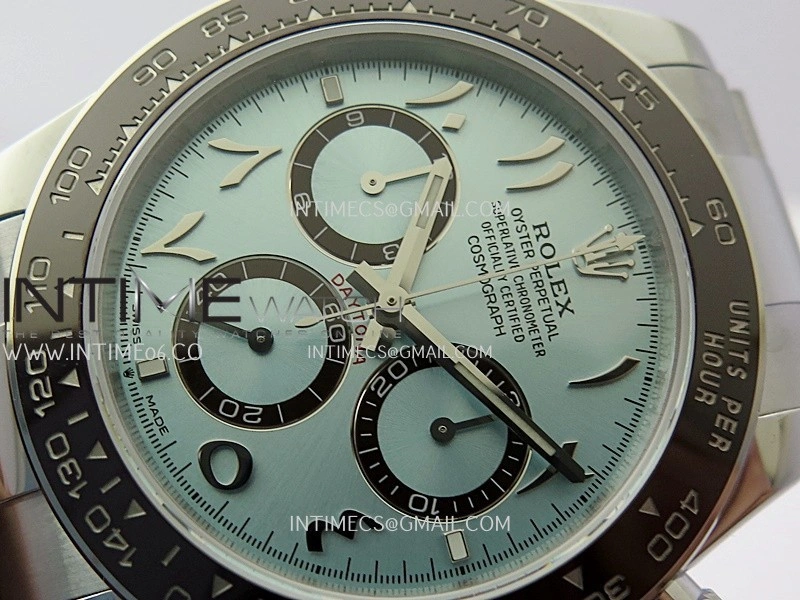 Daytona 126506 Arabic Gain Weight QF 1:1 Best Edition Ice Blue Dial on SS Bracelet SH4131 V6