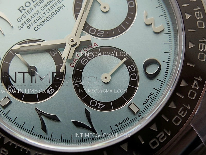 Daytona 126506 Arabic Gain Weight QF 1:1 Best Edition Ice Blue Dial on SS Bracelet SH4131 V6