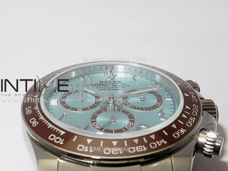 Daytona 126506 Arabic Gain Weight QF 1:1 Best Edition Ice Blue Dial on SS Bracelet SH4131 V6