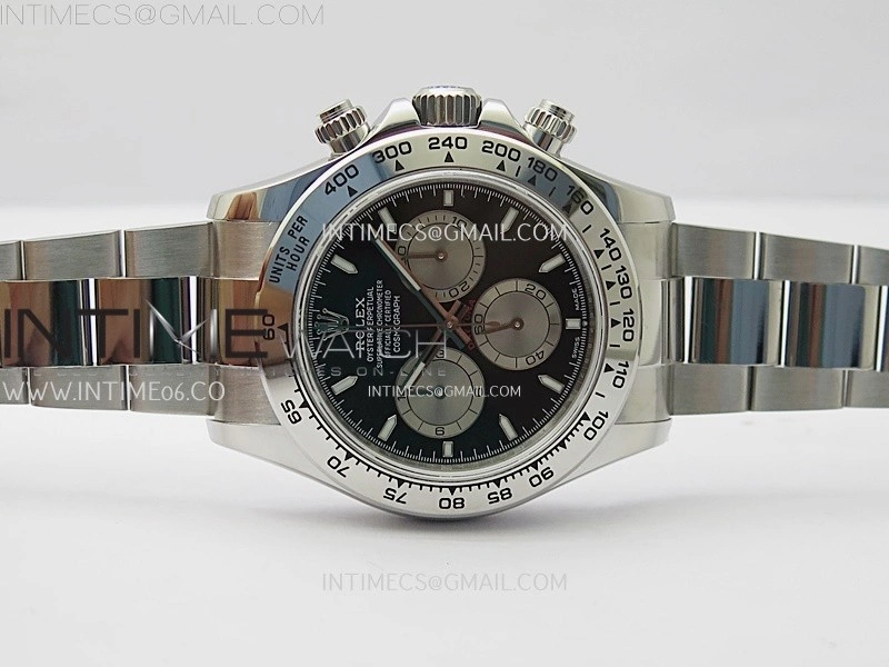 Daytona 126509 904L SS QF Best Edition Black Dial Silver Subdial on 904L SS Bracelet SA4131