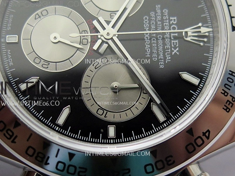 Daytona 126509 904L SS QF Best Edition Black Dial Silver Subdial on 904L SS Bracelet SA4131