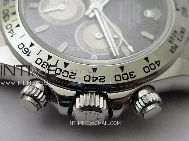Daytona 126509 904L SS QF Best Edition Black Dial Silver Subdial on 904L SS Bracelet SA4131