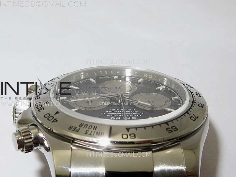 Daytona 126509 904L SS QF Best Edition Black Dial Silver Subdial on 904L SS Bracelet SA4131