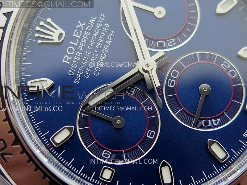 Daytona 116509 904L SS VF 1:1 Best Edition Blue Dial Stick Marker On 904L SS Bracelet DD4130