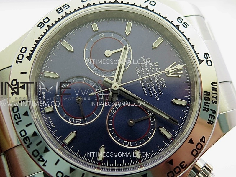 Daytona 126509 904L SS VF 1:1 Best Edition Blue Dial Stick Marker On 904L SS Bracelet DD4131