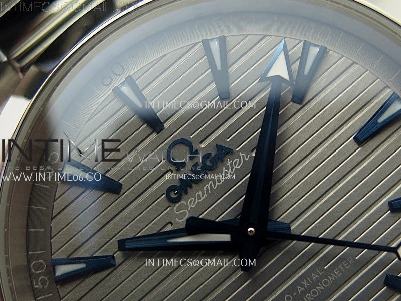 Aqua Terra 150M Master Chronometers N1F Best Edition Gray Textured Dial on SS Bracelet A8900
