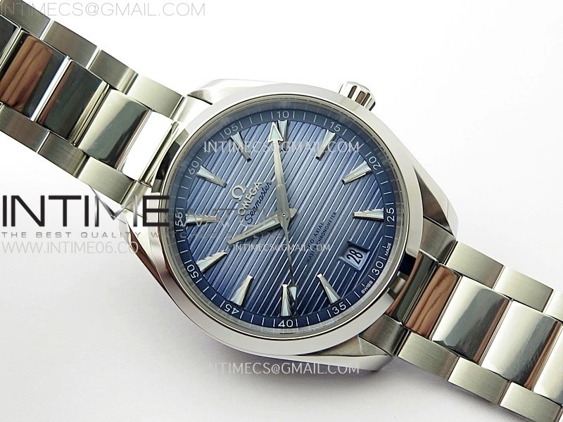Aqua Terra 150M Master VSF 1:1 Best Edition Summer Blue Dial on SS Bracelet A8900 Super Clone