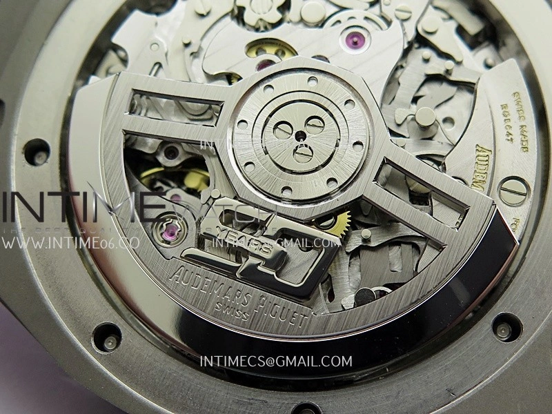 Royal Oak Chrono 26240 50th SS V2 DDF 1:1 Best Edition Blue Dial On Blue Rubber Strap Super Clone DD4401