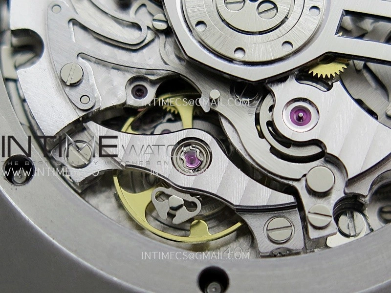 Royal Oak Chrono 26240 50th SS V2 DDF 1:1 Best Edition Blue Dial On Blue Rubber Strap Super Clone DD4401