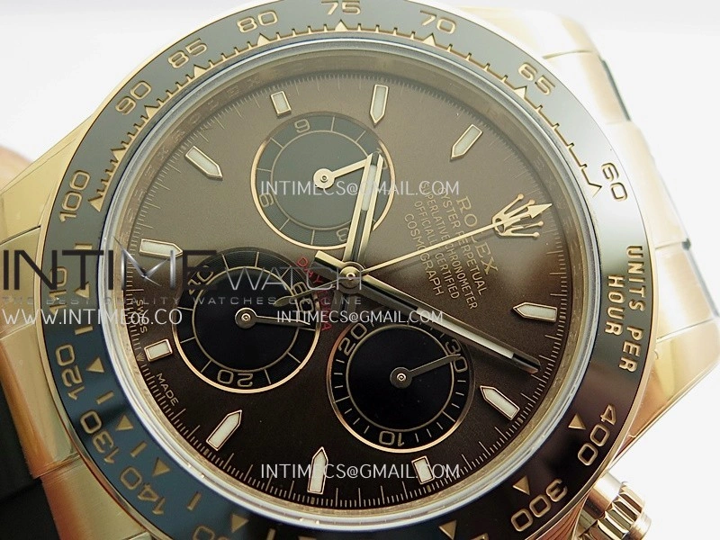 Daytona 126515 UFO Gain Weight 1:1 Best Edition Brown Dial On Oysterflex Rubber Strap UF4131