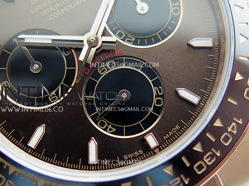Daytona 126515 UFO Gain Weight 1:1 Best Edition Brown Dial On Oysterflex Rubber Strap UF4131
