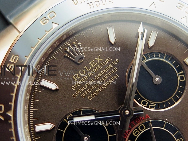 Daytona 126515 UFO Gain Weight 1:1 Best Edition Brown Dial On Oysterflex Rubber Strap UF4131