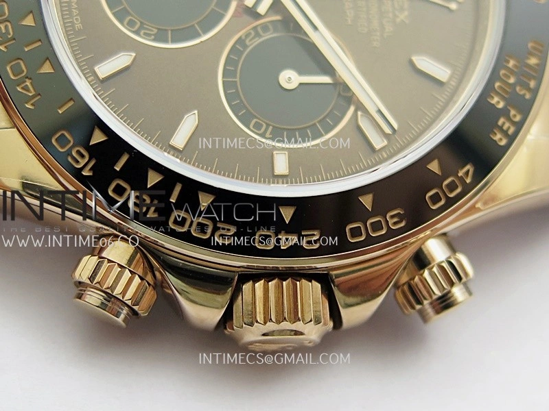 Daytona 126515 UFO Gain Weight 1:1 Best Edition Brown Dial On Oysterflex Rubber Strap UF4131