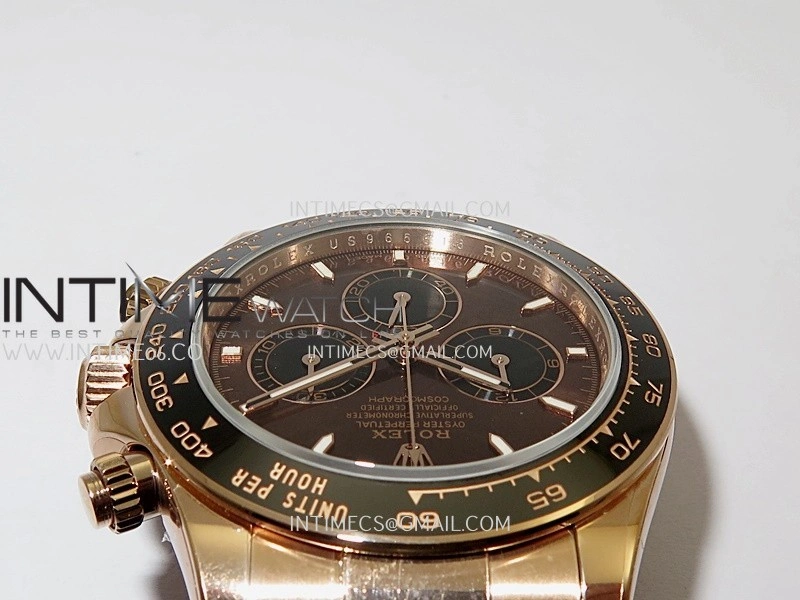 Daytona 126515 UFO Gain Weight 1:1 Best Edition Brown Dial On Oysterflex Rubber Strap UF4131
