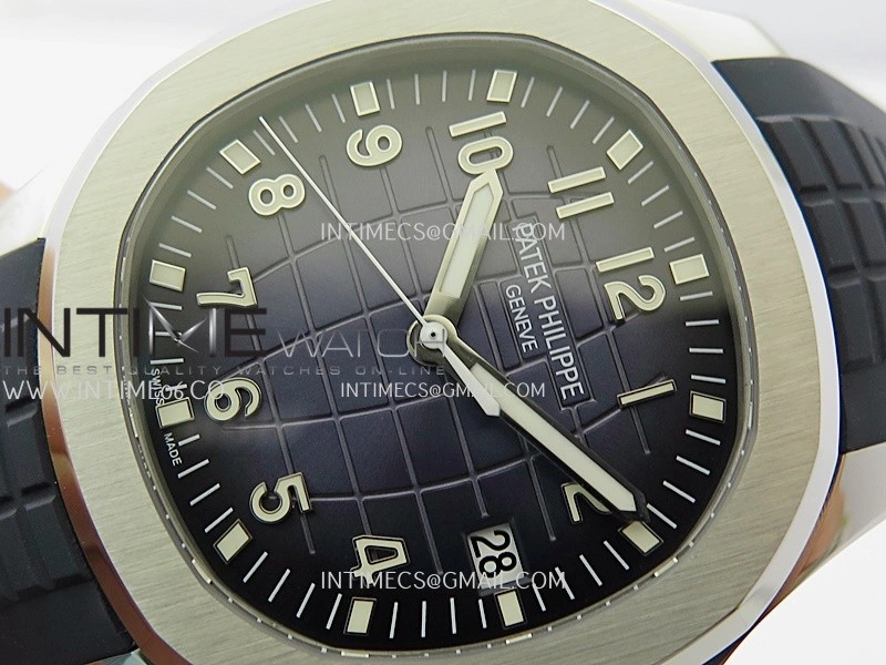 Aquanaut 5168G 42mm Gain Weight APWF 1:1 Best Edition Blue Dial On Blue Rubber Strap 324CS