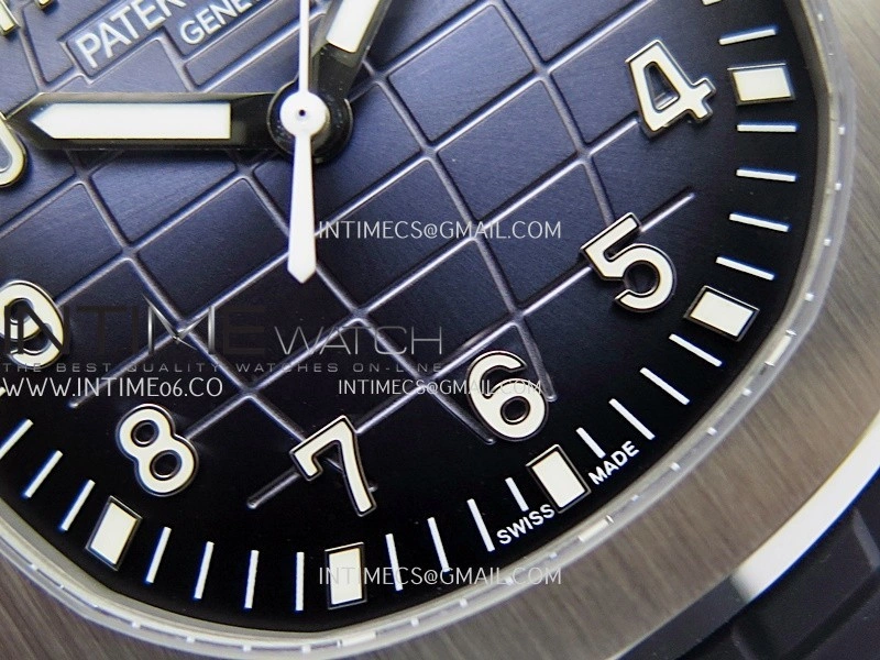Aquanaut 5168G 42mm Gain Weight APWF 1:1 Best Edition Blue Dial On Blue Rubber Strap 324CS