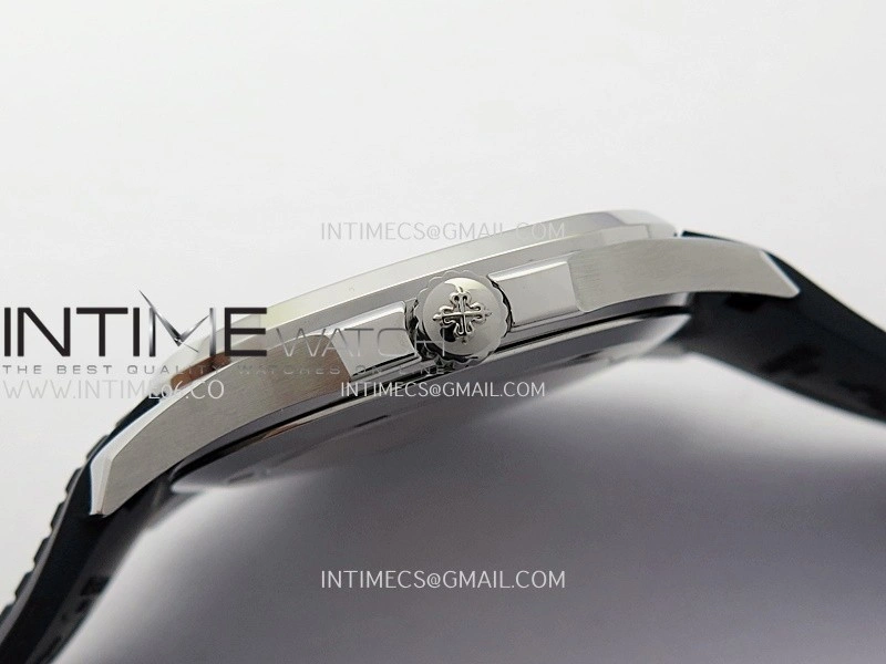 Aquanaut 5168G 42mm Gain Weight APWF 1:1 Best Edition Blue Dial On Blue Rubber Strap 324CS