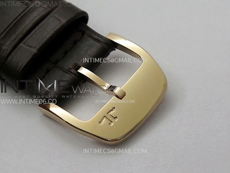 Master Ultra Thin Moon 1362520 RG ZF 1:1 Best Edition Ivory Dial on Brown Leather Strap V3 SA925 Super Clone