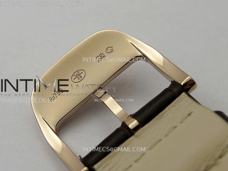 Master Ultra Thin Moon 1362520 RG ZF 1:1 Best Edition Ivory Dial on Brown Leather Strap V3 SA925 Super Clone