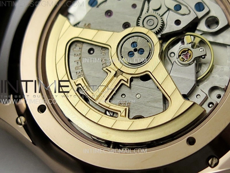 Master Ultra Thin Moon 1362520 RG ZF 1:1 Best Edition Ivory Dial on Brown Leather Strap V3 SA925 Super Clone