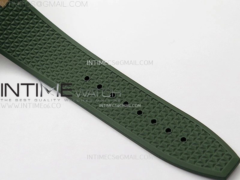 Overseas 4520V RG 8F Best Edition Green Dial On Green Rubber Strap A7750 Modified to A5200