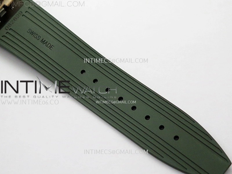 Overseas 4520V RG 8F Best Edition Green Dial On Green Rubber Strap A7750 Modified to A5200