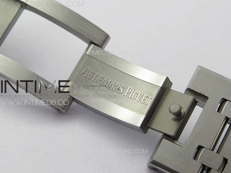 Royal Oak 41mm 15400 SS ZF 1:1 Best Edition Black Textured Dial on SS Bracelet SA3120 Super Clone