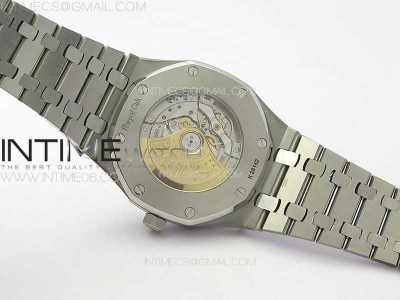 Royal Oak 41mm 15400 SS ZF 1:1 Best Edition Black Textured Dial on SS Bracelet SA3120 Super Clone