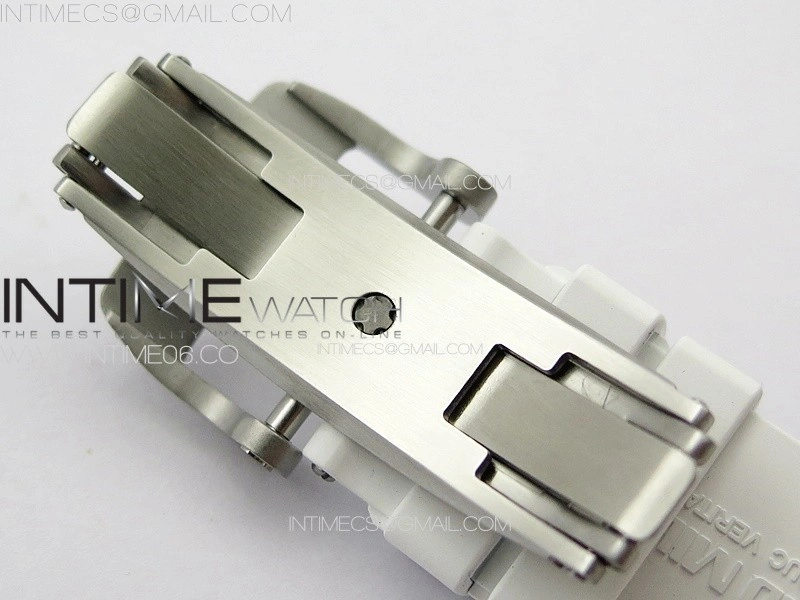 RM055 Real Ceramic Case KUF Best Edition Red Crown on White Rubber Strap MIYOTA8215