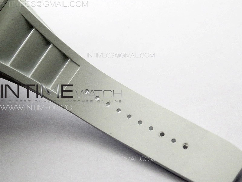 RM055 Real Ceramic Case KUF Best Edition Red Crown on White Rubber Strap MIYOTA8215