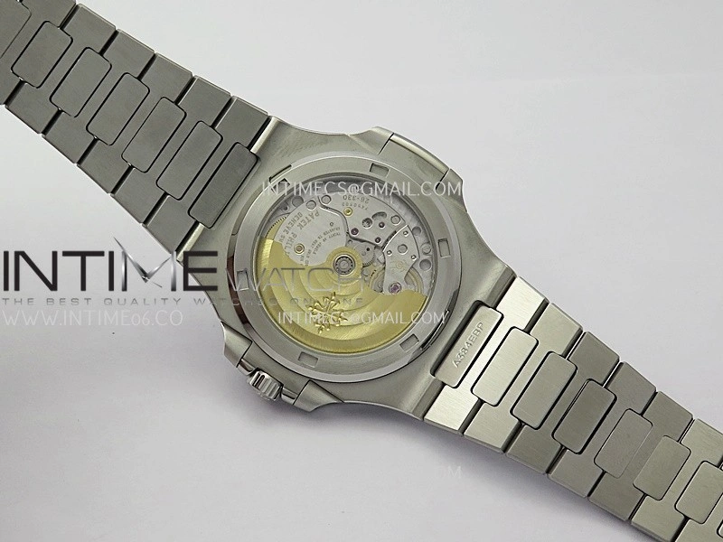 Nautilus 5711 1A 3KF 1:1 Best Edition Blue Textured Dial on SS Bracelet A324 Super Clone V2