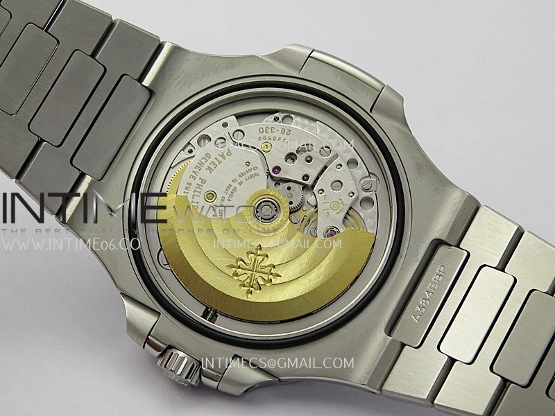Nautilus 5711 1A 3KF 1:1 Best Edition Blue Textured Dial on SS Bracelet A324 Super Clone V2