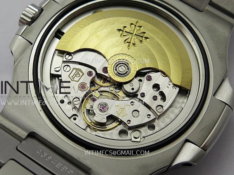 Nautilus 5711 1A 3KF 1:1 Best Edition Blue Textured Dial on SS Bracelet A324 Super Clone V2